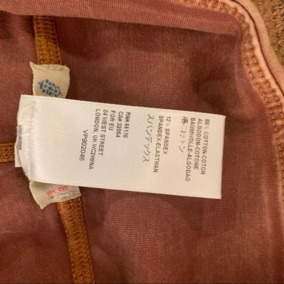 Free People Movement Women’s red marbled leggings medium - Picture 8 of 12